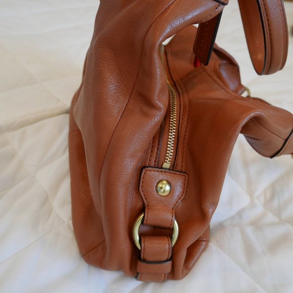 Coach Tan Leather Handbag - Picture 6 of 10